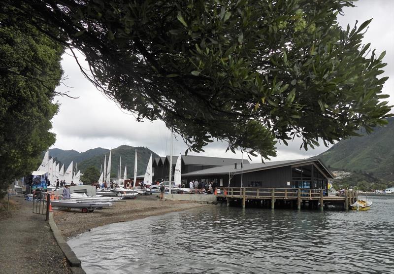 Queen Charlotte Yacht Club, venue for the NZ ILCA National Championships - Day 1, Queen Charlotte Yacht Club, Picton - photo © Christel Hopkins