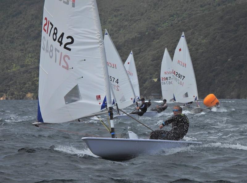 NZ ILCA National Championships - Day 1, Queen Charlotte Yacht Club, Picton photo copyright Christel Hopkins taken at Queen Charlotte Yacht Club and featuring the ILCA 7 class