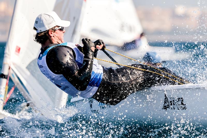 George Gautrey - ILCA 7  (NZL ) - Trofeo Princesa Sofia - Mallorca - April 2022 photo copyright Sailing Energy taken at Real Club Náutico de Palma and featuring the ILCA 7 class