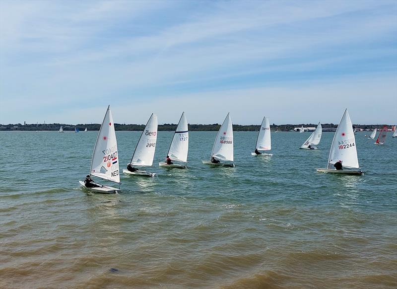 Weston Grand Slam 2022 photo copyright Nathan Steffenoni and & Wilcox  taken at Weston Sailing Club and featuring the ILCA 7 class