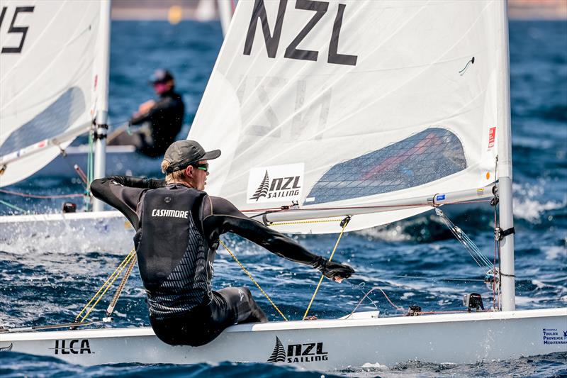 Luke Cashmore (NZL) - ILCA 7 - NZL Sailing Team - Semaine Olympique Française de Hyères - April 2022 - photo © Sailing Energy/FFVOILE