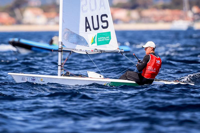 Matt Wearn in the ILCA 7 - Day 5 - 53rd Semaine Olympique Francais, Hyeres photo copyright Sailing Energy / FFVOILE taken at COYCH Hyeres and featuring the ILCA 7 class