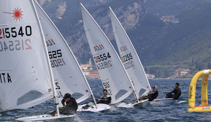 Torbole Spring Cup at Circolo Vela Torbole day 3 photo copyright Elena Giolai taken at Circolo Vela Torbole and featuring the ILCA 7 class