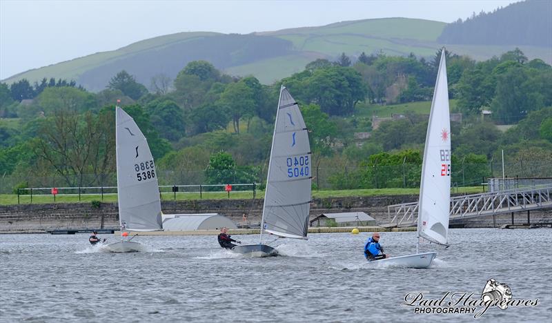 A windier moment during the North West Senior Travellers at Burwain photo copyright Paul Hargreaves taken at Burwain Sailing Club and featuring the ILCA 7 class