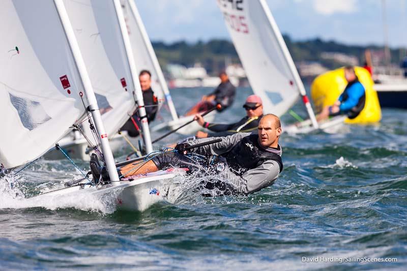 Poole Week photo copyright David Harding / www.sailingscenes.com taken at Parkstone Yacht Club and featuring the ILCA 7 class