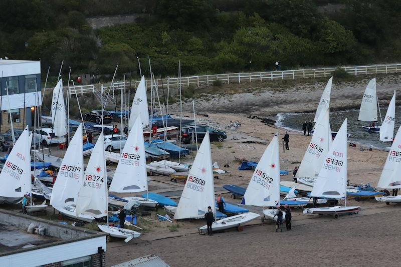 Big Laser Wednesday at Tynemouth photo copyright Vivian Branton taken at Tynemouth Sailing Club and featuring the ILCA 7 class