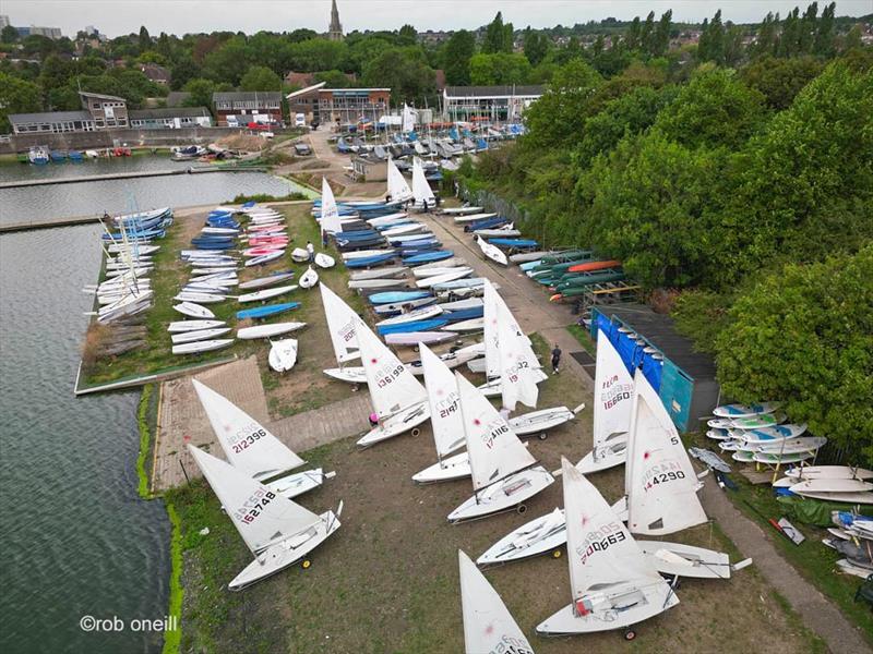 ILCA Thames Valley Travellers at Wembley photo copyright Rob O'Neill taken at Wembley Sailing Club and featuring the ILCA 7 class