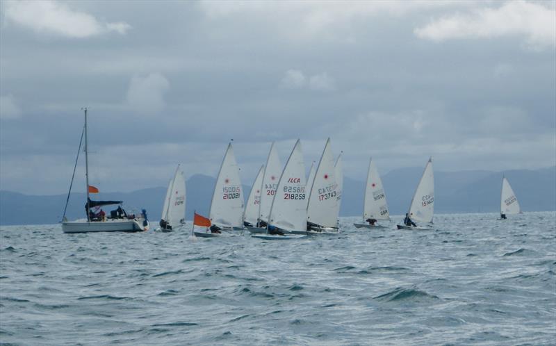 ILCA Fleet at Abersoch Dinghy Week 2022 photo copyright Sue Faithfull taken at South Caernarvonshire Yacht Club and featuring the ILCA 7 class