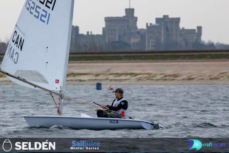 Ben Flower takes second overall in the Seldén SailJuice Winter Series 2022-23 photo copyright Tim Olin / www.olinphoto.co.uk taken at King George Sailing Club and featuring the ILCA 7 class