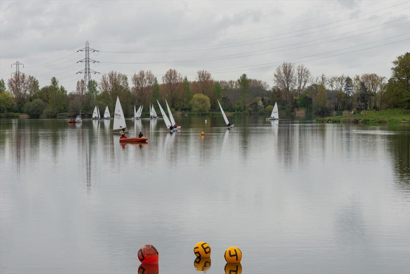 Papercourt ILCA Open - Light wind morning photo copyright Peter Snow taken at Papercourt Sailing Club and featuring the ILCA 7 class