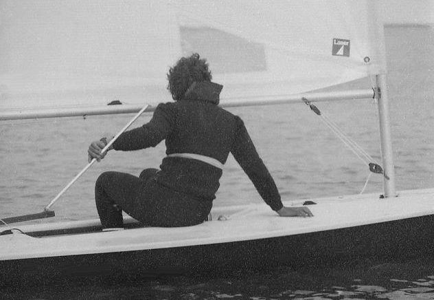 Early Laser sailing on the marine lake at West Kirby SC - photo © Alan Jenkins