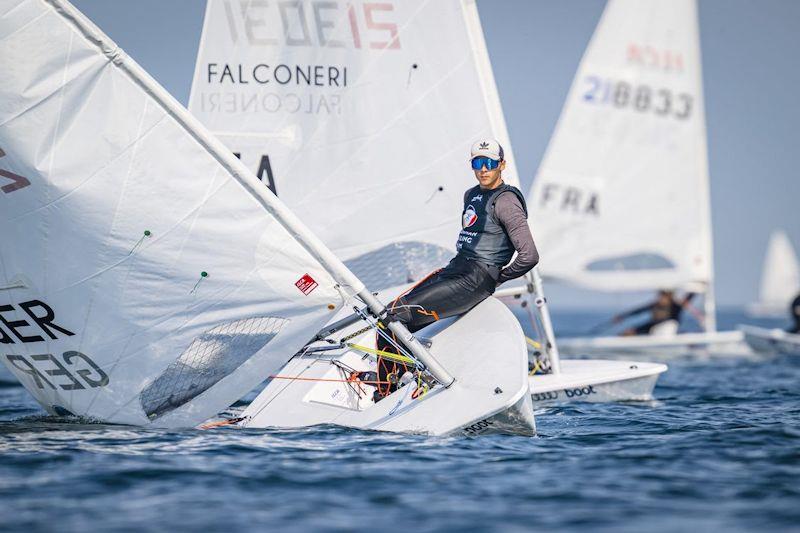 Kiel's Youth Worlds medallist Ole Schweckendiek shone in the ILCA 7 with a race win - day 1 of Kiel Week photo copyright Kiel Week / Sascha Klahn taken at Kieler Yacht Club and featuring the ILCA 7 class