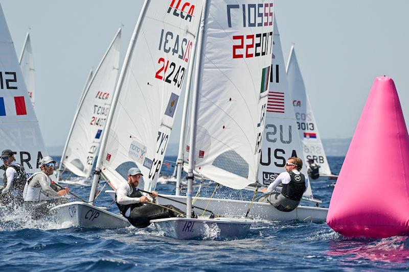 Paris 2024 Olympic Test Event Day 1 photo copyright World Sailing taken at  and featuring the ILCA 7 class