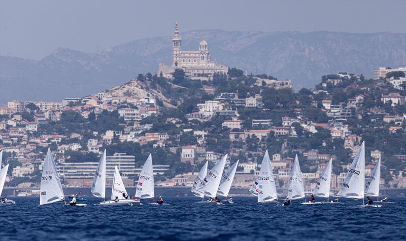 Paris 2024 Olympic Test Event Day 2 photo copyright World Sailing taken at  and featuring the ILCA 7 class