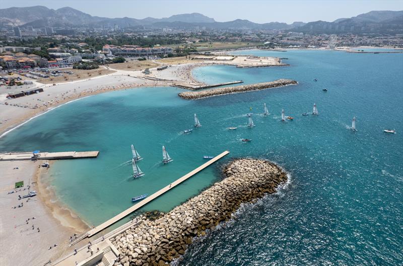  Paris 2024 Olympic Sailing Test Event, Marseille, France - Day 8 - July 16, 2023 photo copyright Sander van der Borch / World Sailing taken at  and featuring the ILCA 7 class