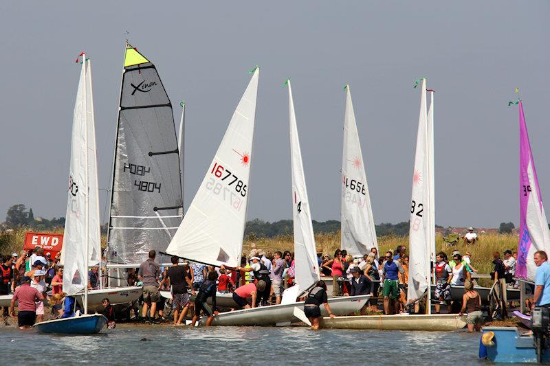 Round Mersea Island Race photo copyright Paul Jackson taken at West Mersea Yacht Club and featuring the ILCA 7 class