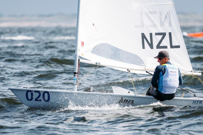 George Gautrey - NZL - ILCA 7-  Day 5, 2023 Allianz Sailing World Championships, The Hague, August 15, 2023  - photo © Sailing Energy / World Sailing