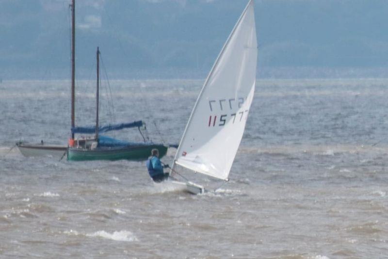 Andy Bell finishes second in heavy weather in Race 2 - West Kirby Festival of Sailing - photo © Alan Jenkins
