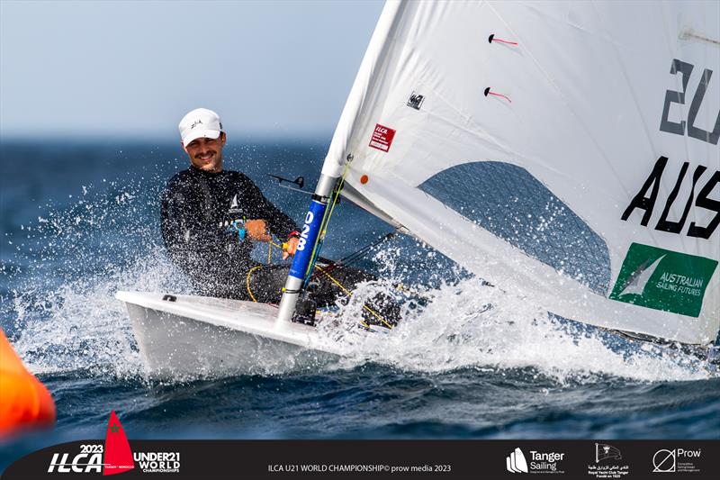 2023 ILCA U-21 Sailing World Championships at Tangier, Morocco Day 1 - photo © Prow Media