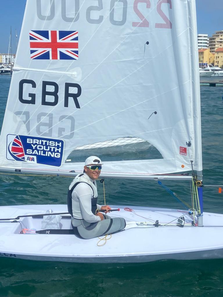 Arthur Farley sailing his ILCA 7 photo copyright British Youth Sailing taken at  and featuring the ILCA 7 class