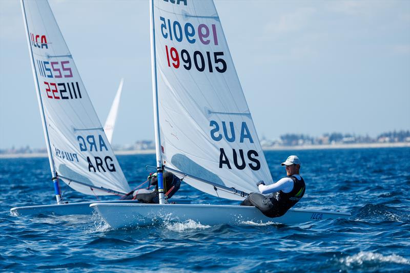 2024 ILCA Australian & Oceania Championships - Qualifying Day 3 photo copyright Jack Fletcher taken at Adelaide Sailing Club and featuring the ILCA 7 class