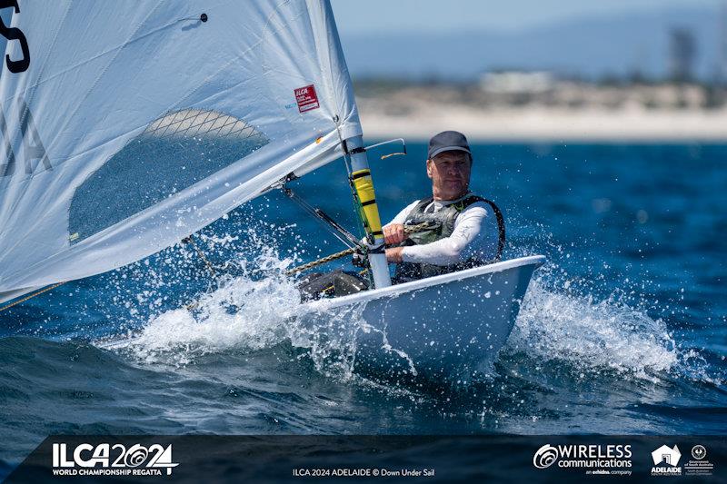 Steve Gunther was dominant in the ILCA 7 Great Grand Masters division - ILCA Masters World Championships at Adelaide - photo © Harry Fisher / Down Under Sail