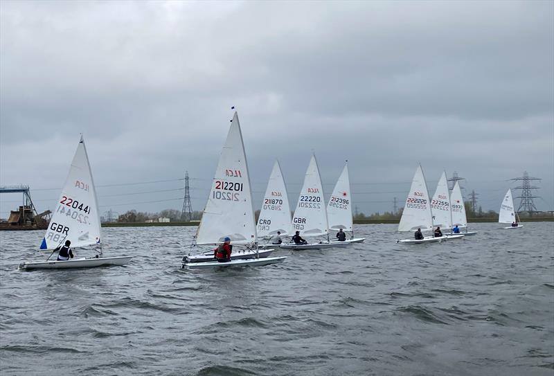 Queen Mary sailing Club Spring Series Week 4 photo copyright QMSC taken at Queen Mary Sailing Club and featuring the ILCA 7 class