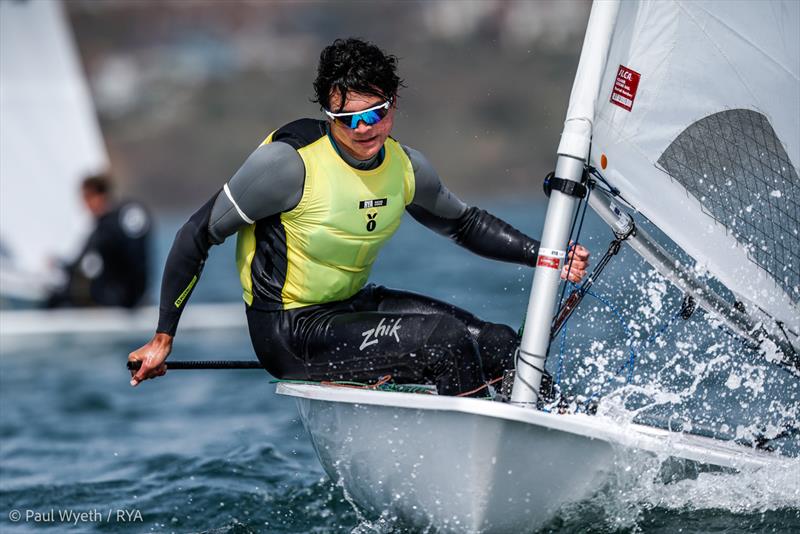 2024 RYA Youth National Championships - Christopher Marsh, ILCA 7, GBR 216212 - photo © Paul Wyeth / RYA