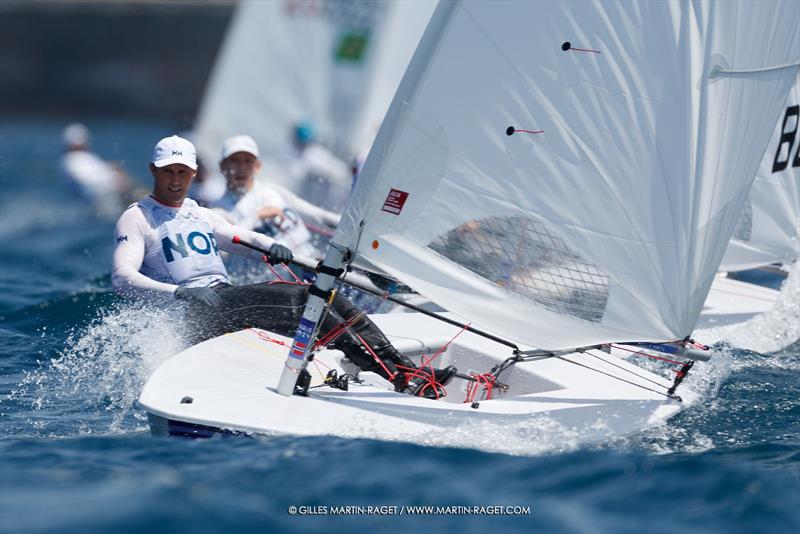 ILCA 7 - Olympic training - Marseille - Paris2024 Olympic Regatta - July 24, 2024 photo copyright Gilles Martin-Raget taken at Yacht Club de France and featuring the ILCA 7 class