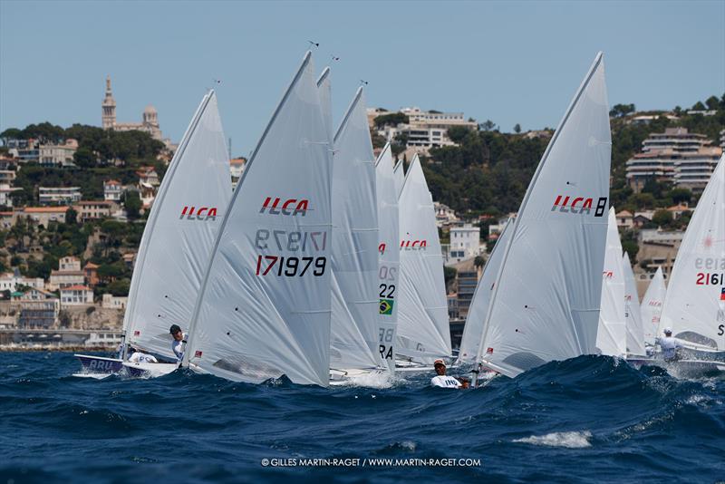 ILCA 7 - Olympic training - Marseille - Paris2024 Olympic Regatta - July 24, 2024 - photo © Gilles Martin-Raget