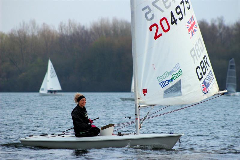 Megan Griffiths in the Haydn Griffiths RNLI Memorial Trophy 2025 at Leigh & Lowton - photo © Martin Knott