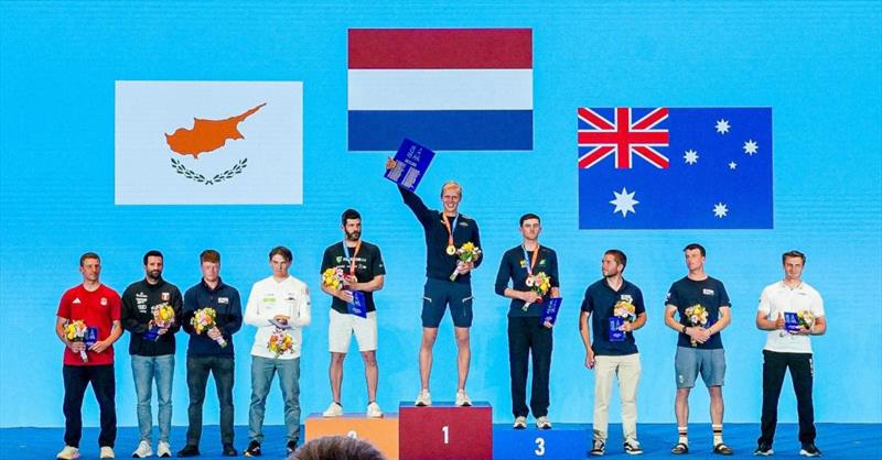 ILCA 7 Men's World Championships at Qingdao Day 6 photo copyright Kong XiangJing / ILCA taken at Qingdao Olympic Sailing Center and featuring the ILCA 7 class
