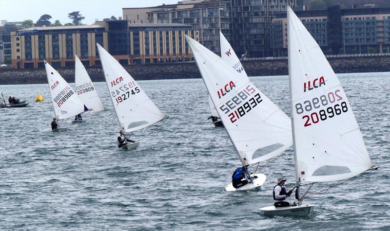 Class 8 with Kai Surcouf ahead - Nick Cousins Memorial Spring Regatta at Royal Channel Islands YC, Jersey - photo © Bill Harris