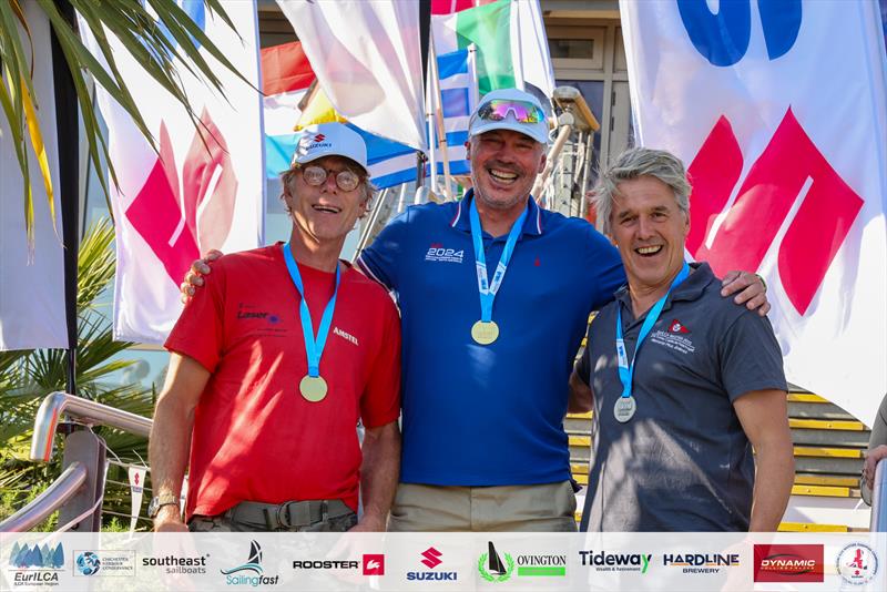 ILCA 7 medal winners - 2025 Suzuki ILCA Master Europeans at Hayling Island final day - photo © Thom Touw Photography / EurILCA