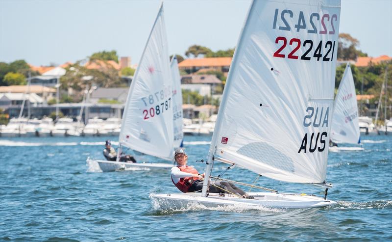 Royal Freshwater Bay Yacht Club International Classes Regatta photo copyright Tom Hodge Media taken at Royal Freshwater Bay Yacht Club and featuring the ILCA 7 class