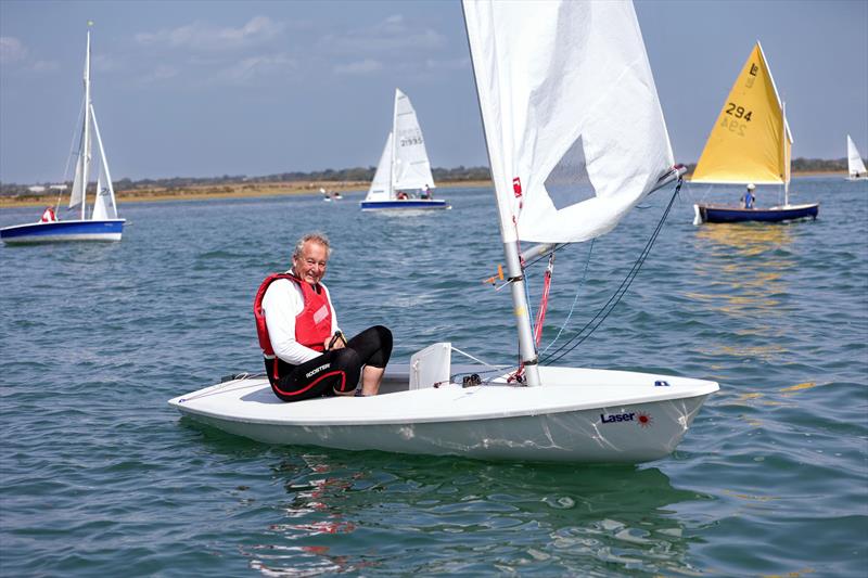 Sunday at the Keyhaven Regatta 2025 photo copyright Sean Jardine taken at Keyhaven Yacht Club and featuring the ILCA 7 class