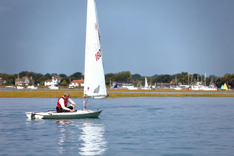 Sunday at the Keyhaven Regatta 2025 photo copyright Sean Jardine taken at Keyhaven Yacht Club and featuring the ILCA 7 class