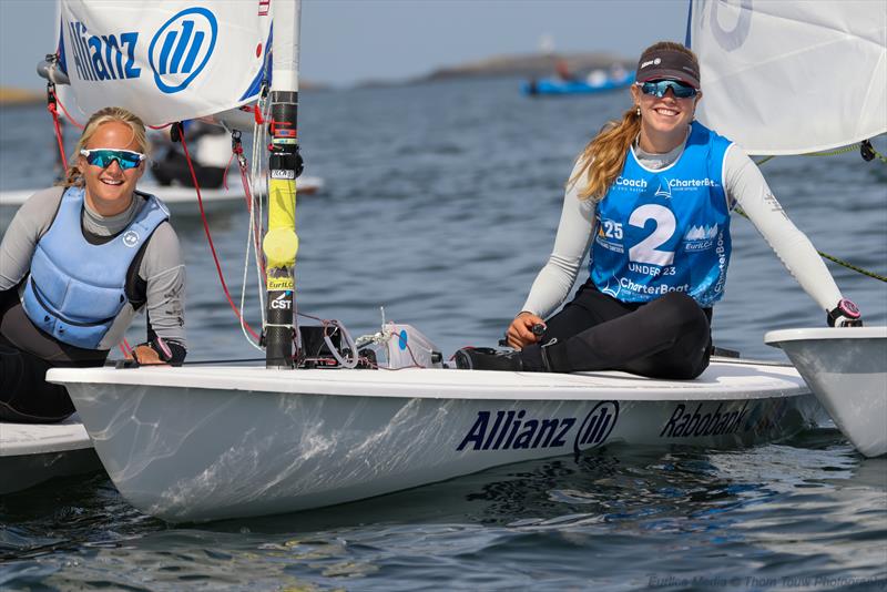 ILCA Senior European Championships in Marstrand, Sweden - No wind on Day 4 photo copyright Thom Thow / EurILCA taken at Royal Gothenburg Yacht Club and featuring the ILCA 7 class