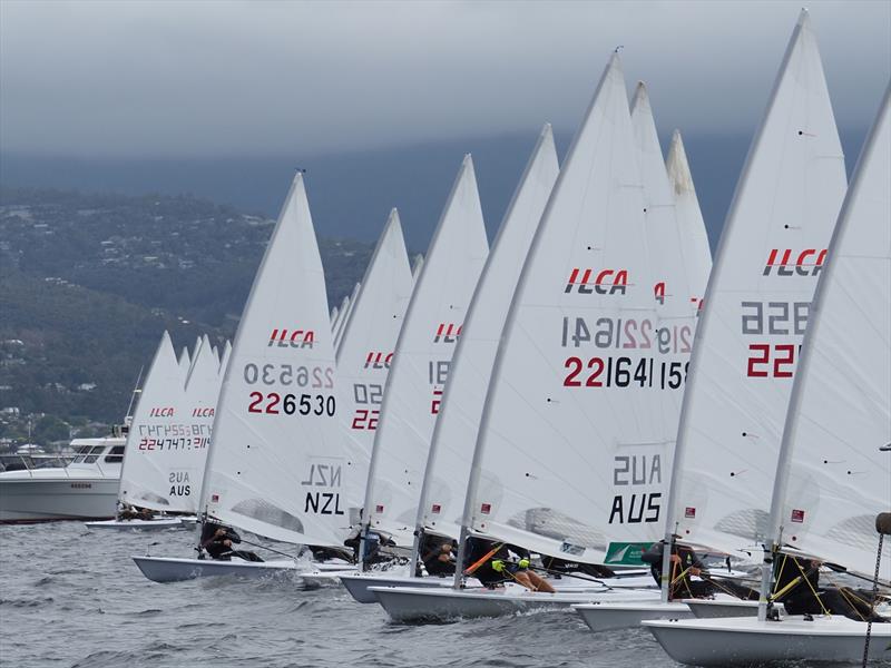 Start of Race Three in the ILCA 7 fleet - 2026 ILCA Oceania & Australian Open & Youth Championship, Day 2 - photo © Jane Austin