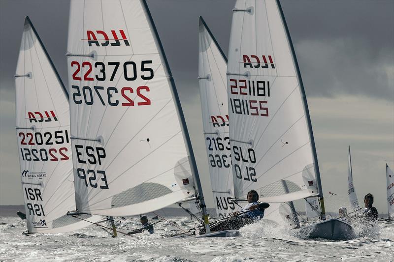 ILCA Under 21 World Championships in Lanzarote day 5 photo copyright SAILING ENERGY / Lanzarote Sailing Center taken at  and featuring the ILCA 7 class