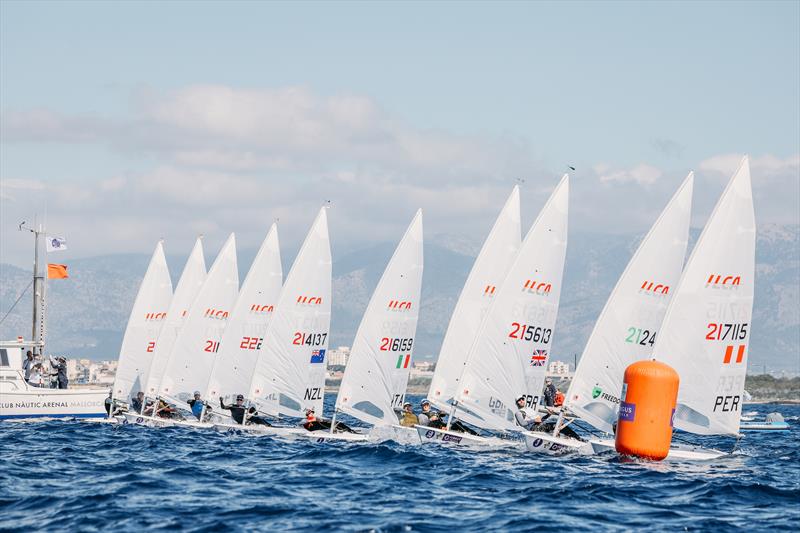 ILCA 7 Medal Race start a the 54th Trofeo Princesa Sofía Mallorca - photo © Sailing Energy / Trofeo Princesa Sofía Mallorca