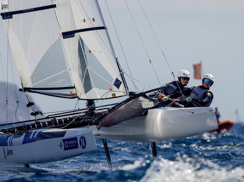 Micah Wilkinson and Kate Stewart (NZL) - Nacra17 - 55th Trofeo Princesa Sofía Mallorca - Day 5 - April 3, 2026 - photo © Sailing Energy