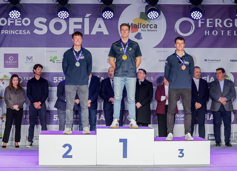 ILCA 7 Podium - 55th Trofeo Princesa Sofia Mallorca by FERGUS Hotels Prize Giving - photo © Sailing Energy / Princesa Sofía Mallorca