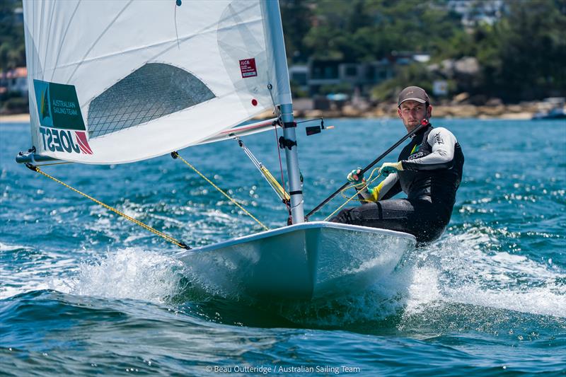 Ethan McAullay photo copyright Beau Outteridge / Australian Sailing Team taken at Australian Sailing and featuring the ILCA 7 class