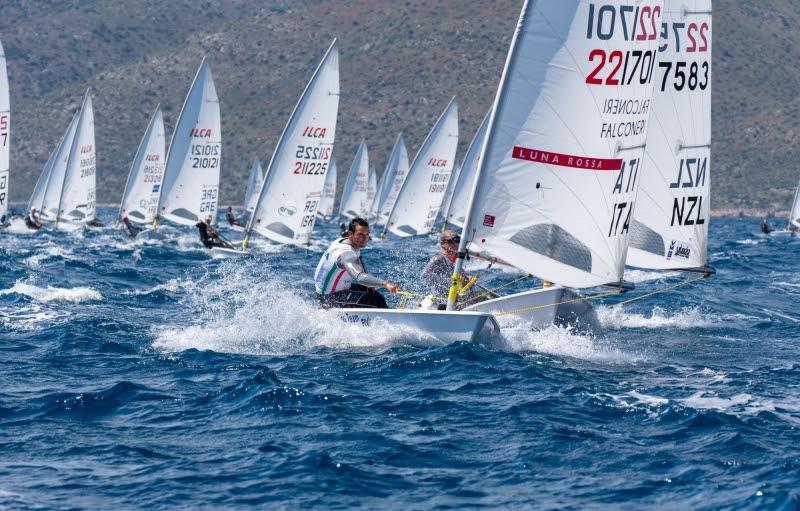 Cesare Barabino racing at the ILCA 7 European Championship in Croatia - photo © Yacht Club Costa Smeralda
