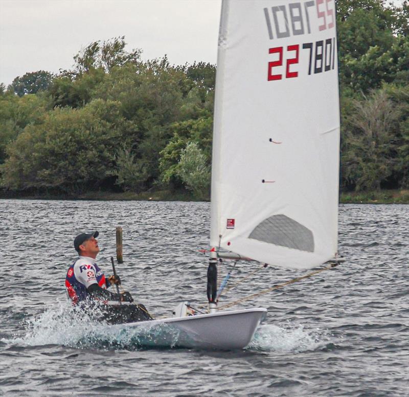 John Ling finishes second in the Notts County ILCA Open photo copyright Graham Stamper taken at Notts County Sailing Club and featuring the ILCA 7 class