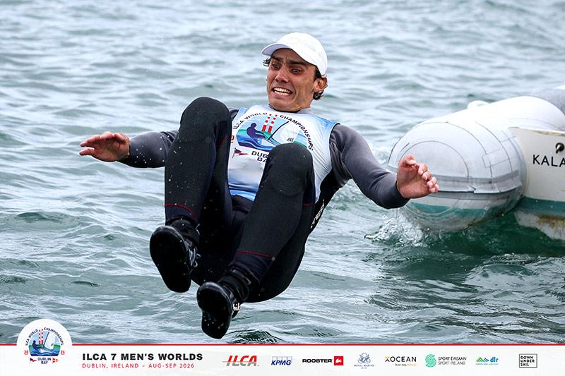 Hungary's Jonatán Vadnai wins the 2026 ILCA 7 Men's World Championship in Dublin Bay - photo © Jordan Roberts / Down Under Sail