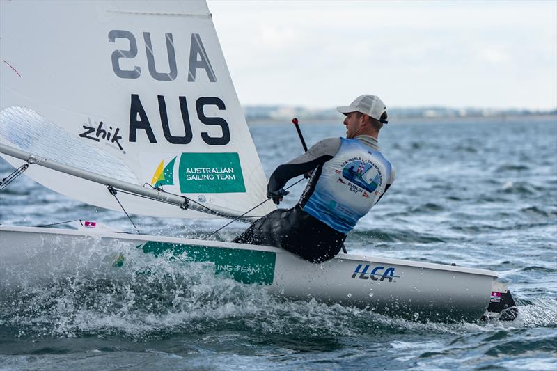 Silver for Matt Wearn at the 2026 ILCA 7 Men's World Championship in Dublin Bay - photo © Beau Outteridge / Australian Sailing Team