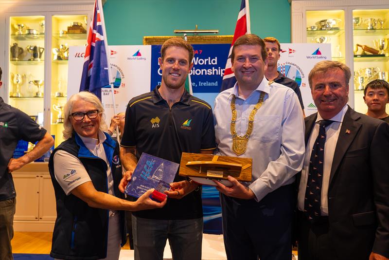 Silver for Matt Wearn at the 2026 ILCA 7 Men's World Championship in Dublin Bay - photo © Beau Outteridge / Australian Sailing Team