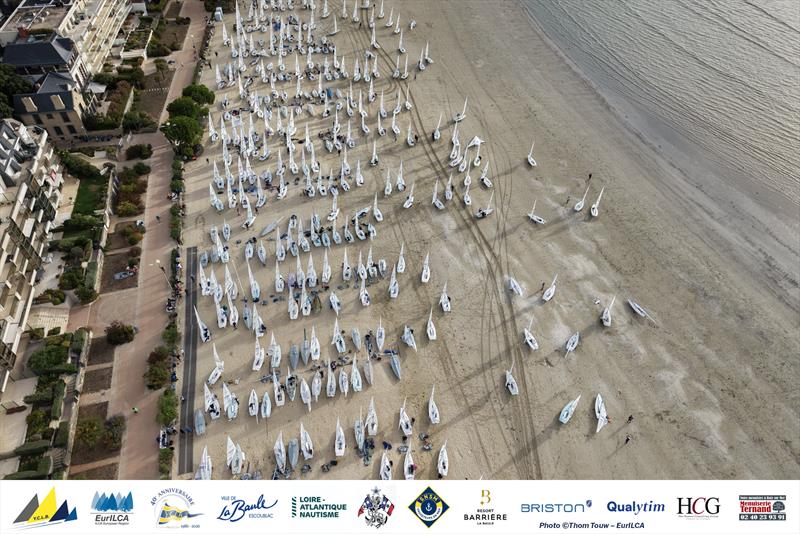 Day 1 - ILCA Master European Championships at La Baule photo copyright Thom Thow / EurILCA taken at Yacht Club de La Baule and featuring the ILCA 7 class